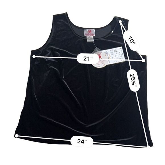 Quacker Factory Sequins  Velour top Size 1X - Picture 3 of 7